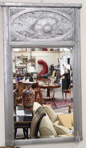 SILVERED TRUMEAU MIRRORSilvere