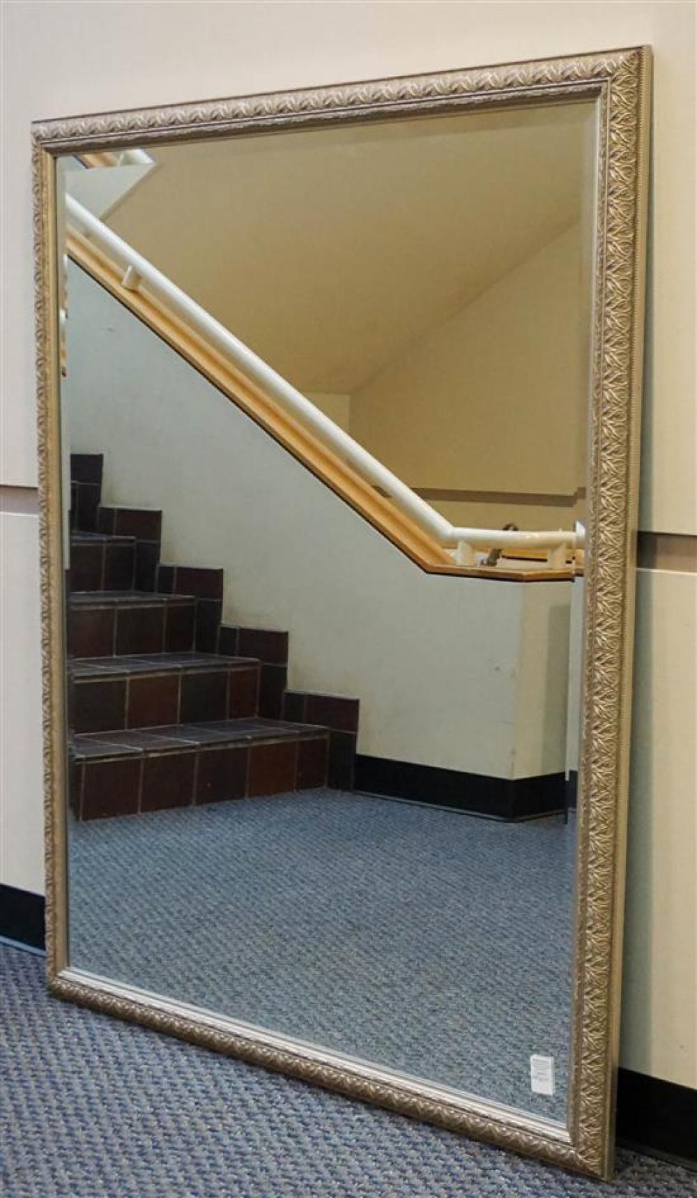 SILVERED WOOD FRAME BEVEL EDGE