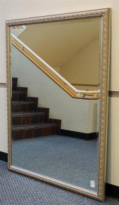 SILVERED WOOD FRAME BEVEL EDGE