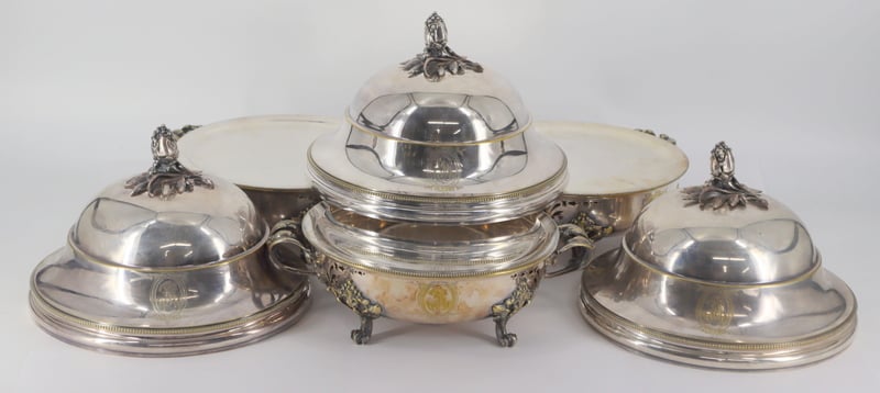 SILVERPLATE. (3) CHRISTOFLE