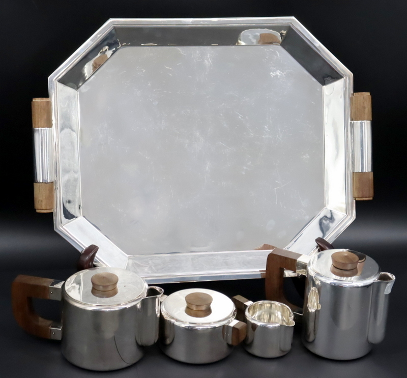 SILVERPLATE. (4) PC. FRENCH