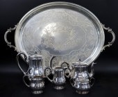 SILVERPLATE. (5) PC. GERMAN HE