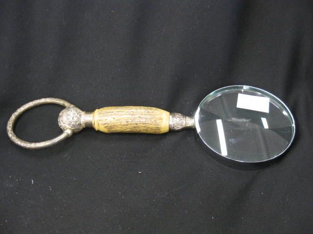 Silverplate & Antler Magnifying