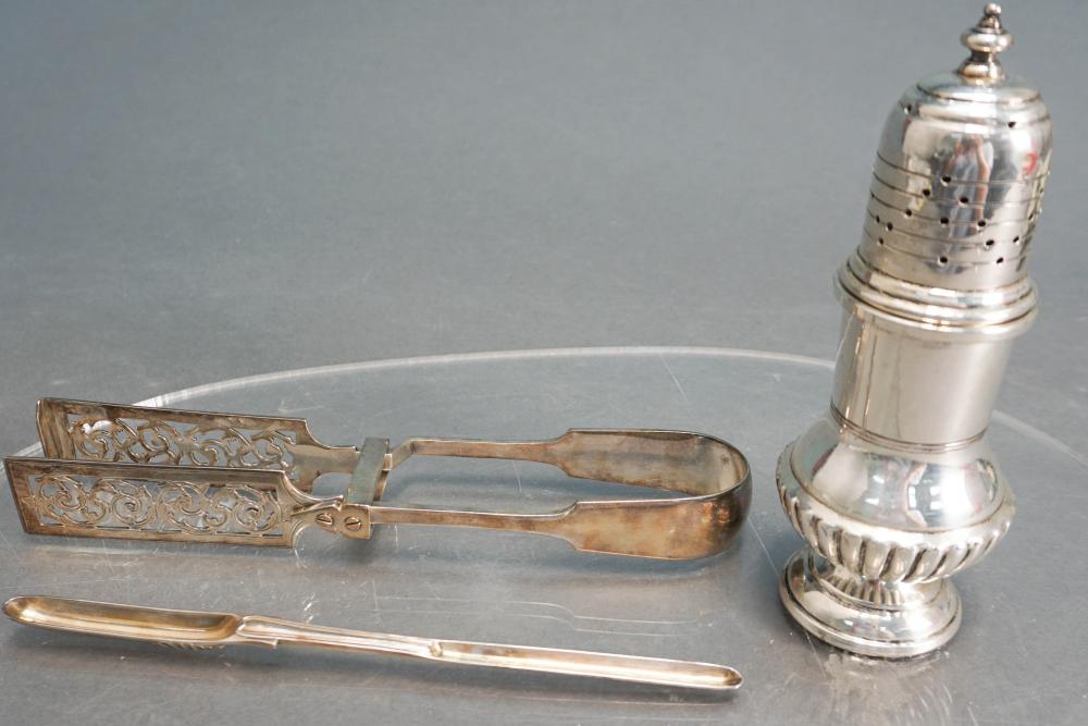 SILVERPLATE ASPARAGUS TONGS,