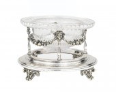 SILVERPLATE CAVIAR SERVING DIS