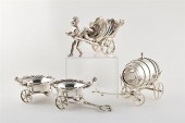 Silverplate centerpiece wine t