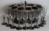 SILVERPLATE. CHAMPAGNE BOTTLE/