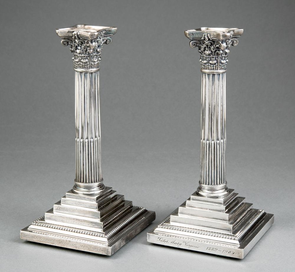 SILVERPLATE CORINTHIAN COLUMNAR