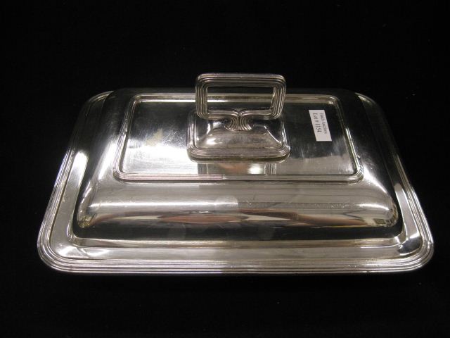 Silverplate Covered Entree Dish lid