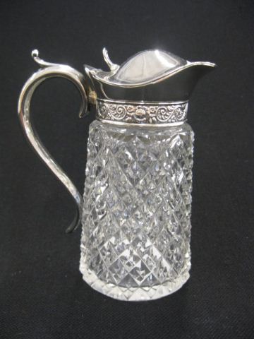Silverplate & Cut Glass Syrup