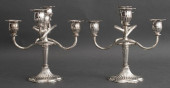 SILVERPLATE FIVE-ARM CANDELABR