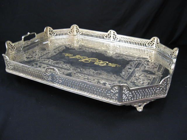Silverplate Gallery Tray ornate