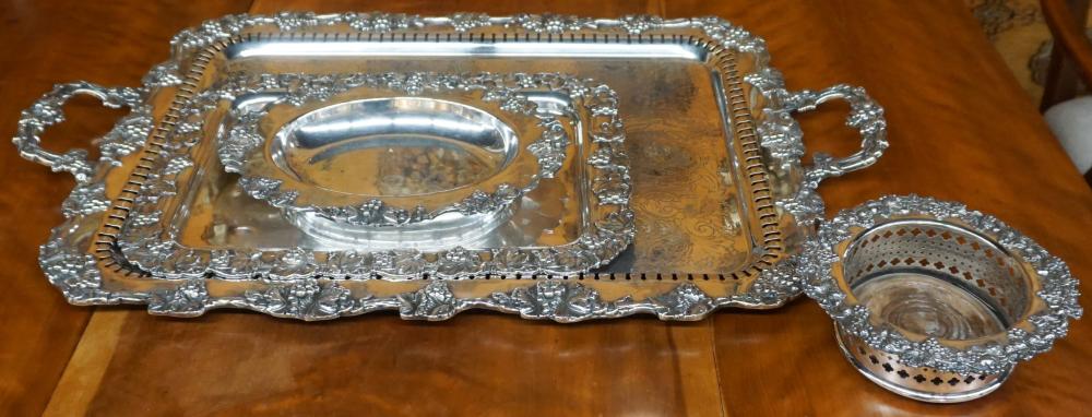 SILVERPLATE GRAPEVINE MOTIF