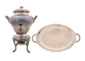 SILVERPLATE HOT WATER URN AND