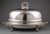 SILVERPLATE MEAT DISH AND DOME