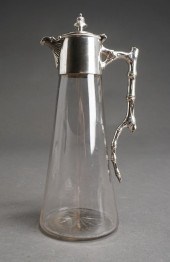 SILVERPLATE MOUNTED CRYSTAL CA