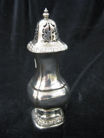 Silverplate Muffineer English 7''