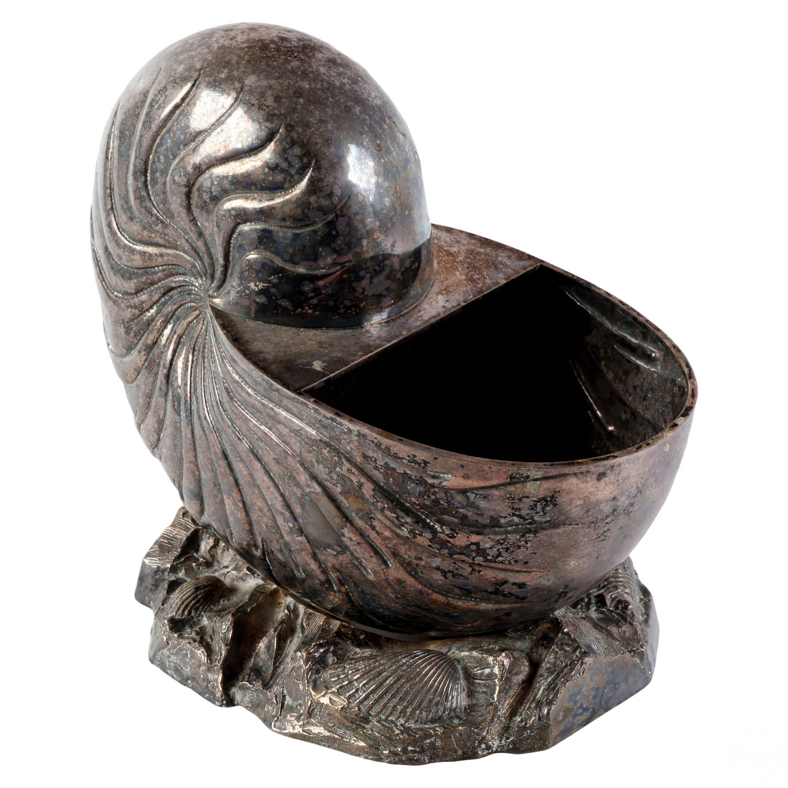 SILVERPLATE NAUTILUS FORM