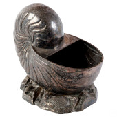 SILVERPLATE NAUTILUS FORM CENT