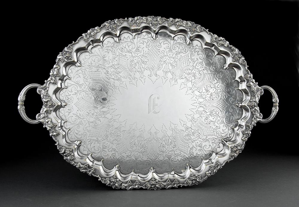 SILVERPLATE OVAL TEA