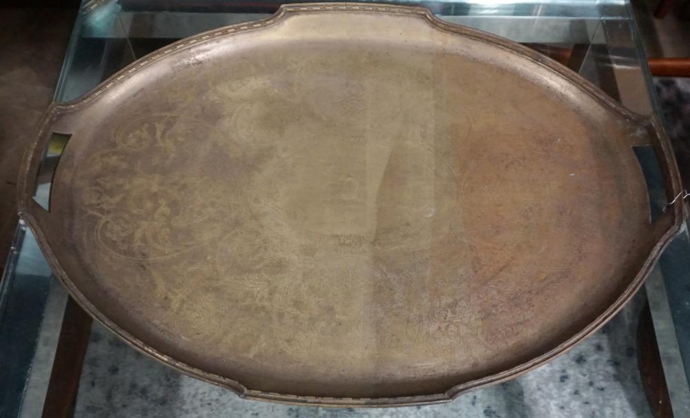 SILVERPLATE OVAL TWO-HANDLE