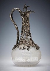 SILVERPLATE OVERLAY CLARET DEC