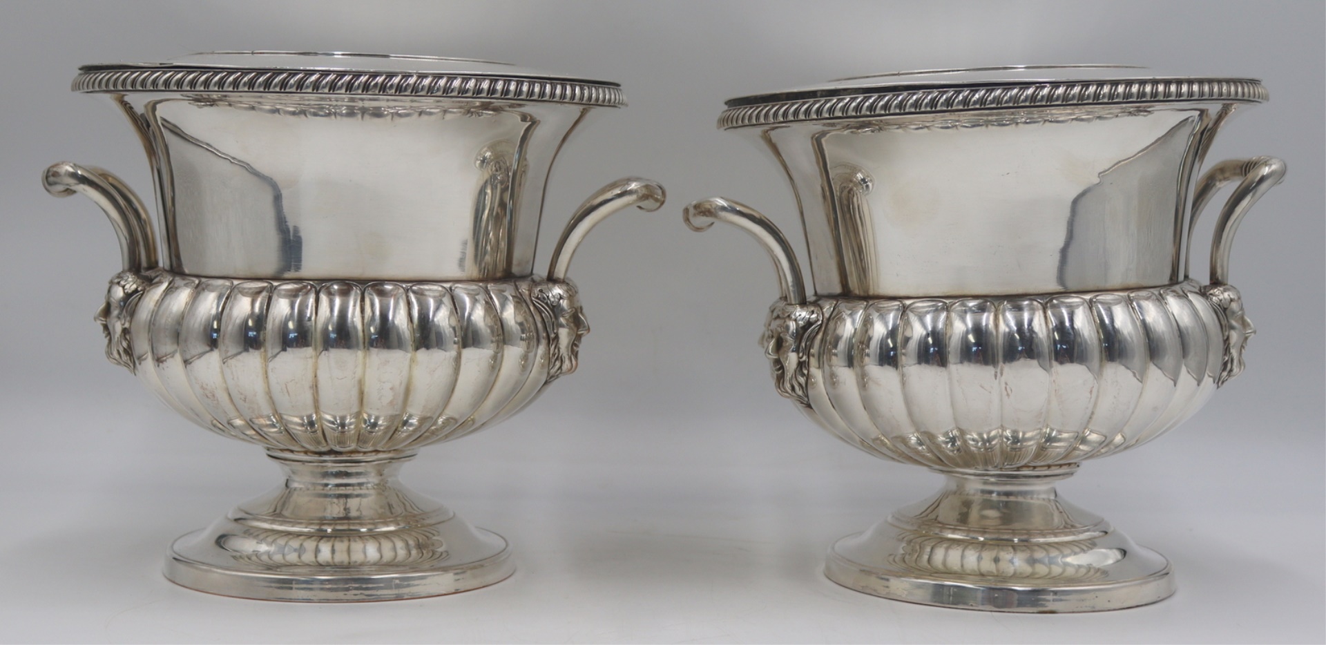 SILVERPLATE. PAIR OF CHRISTOFLE
