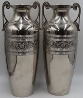 SILVERPLATE. PAIR OF GERMAN SI
