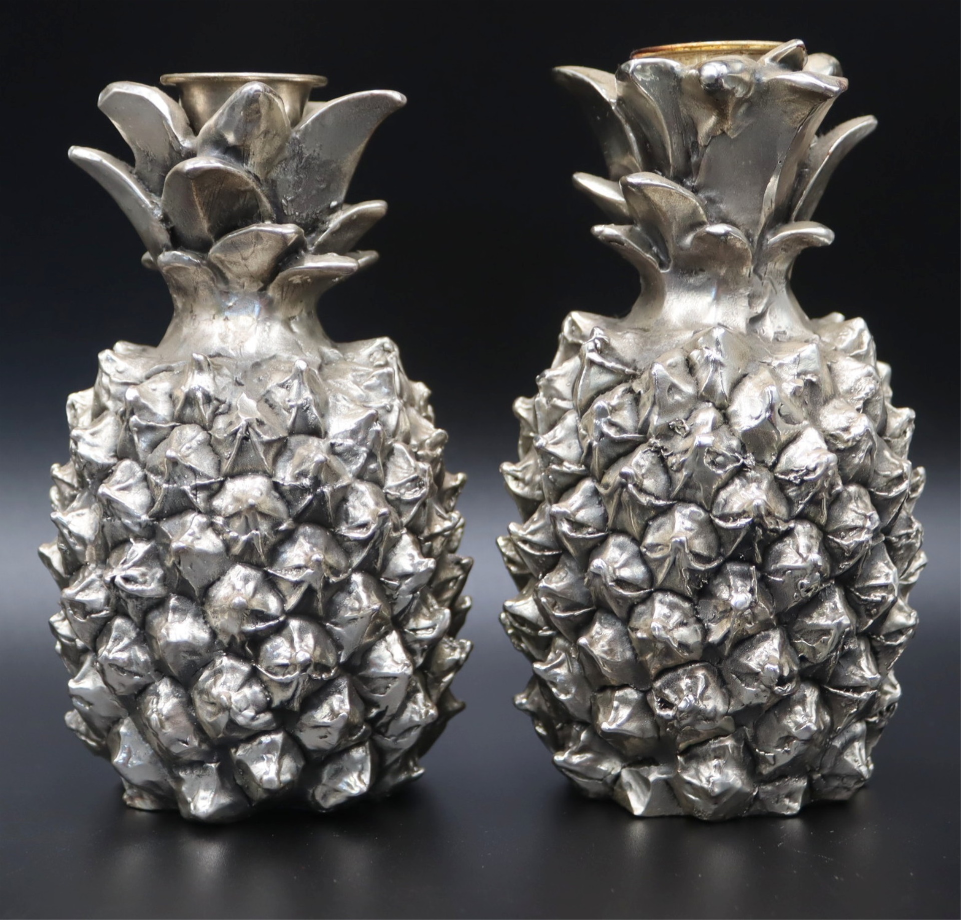 SILVERPLATE. PAIR OF VERDURA