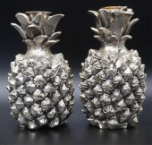 SILVERPLATE. PAIR OF VERDURA S