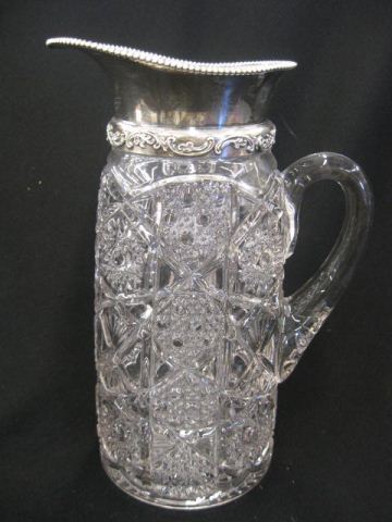 Silverplate & Pressed Glass Tankard