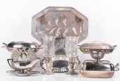 Silverplate serving articles a