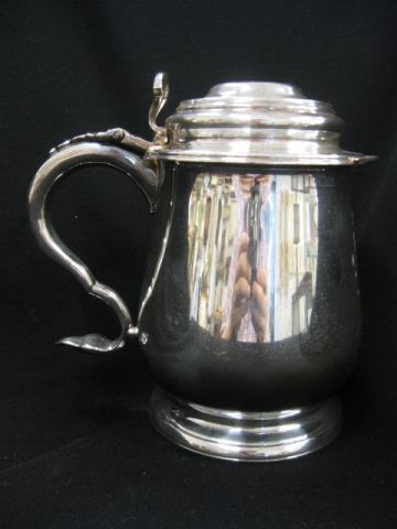 Silverplate Tankard 8''