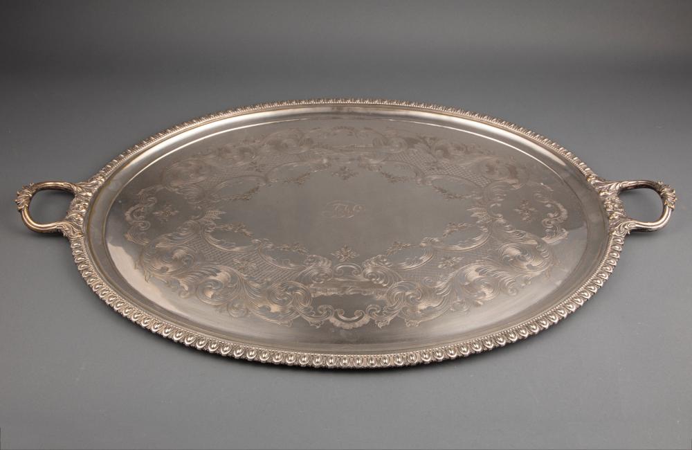 SILVERPLATE TEA TRAYAntique