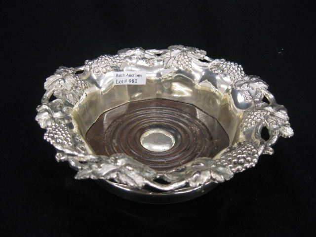 Silverplate Wine Cooler grape &