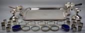 SILVERPLATED ARMORIAL TRAY WIT