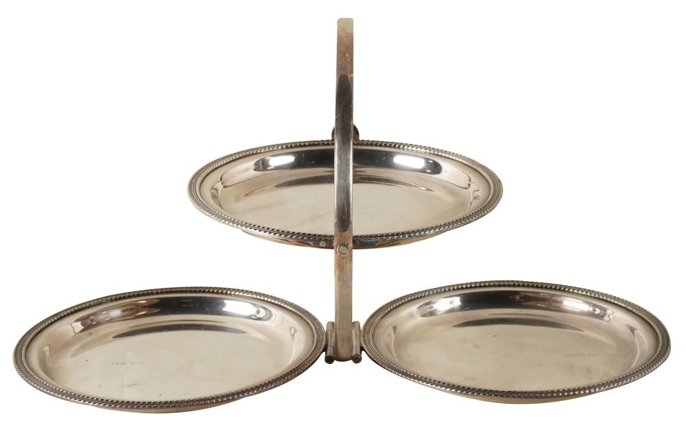 SILVERPLATED FOLDING DESSERT