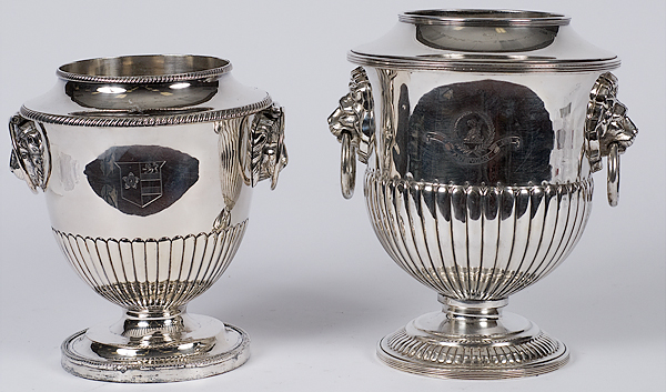 Silverplated Wine Coolers English