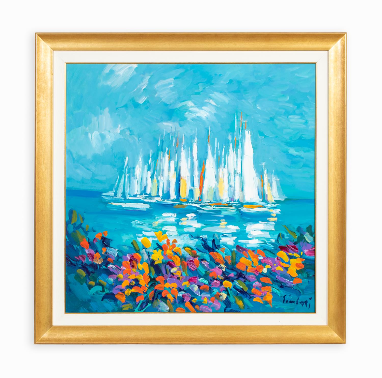SIMBARI, "REGATTA" SAILBOAT OIL