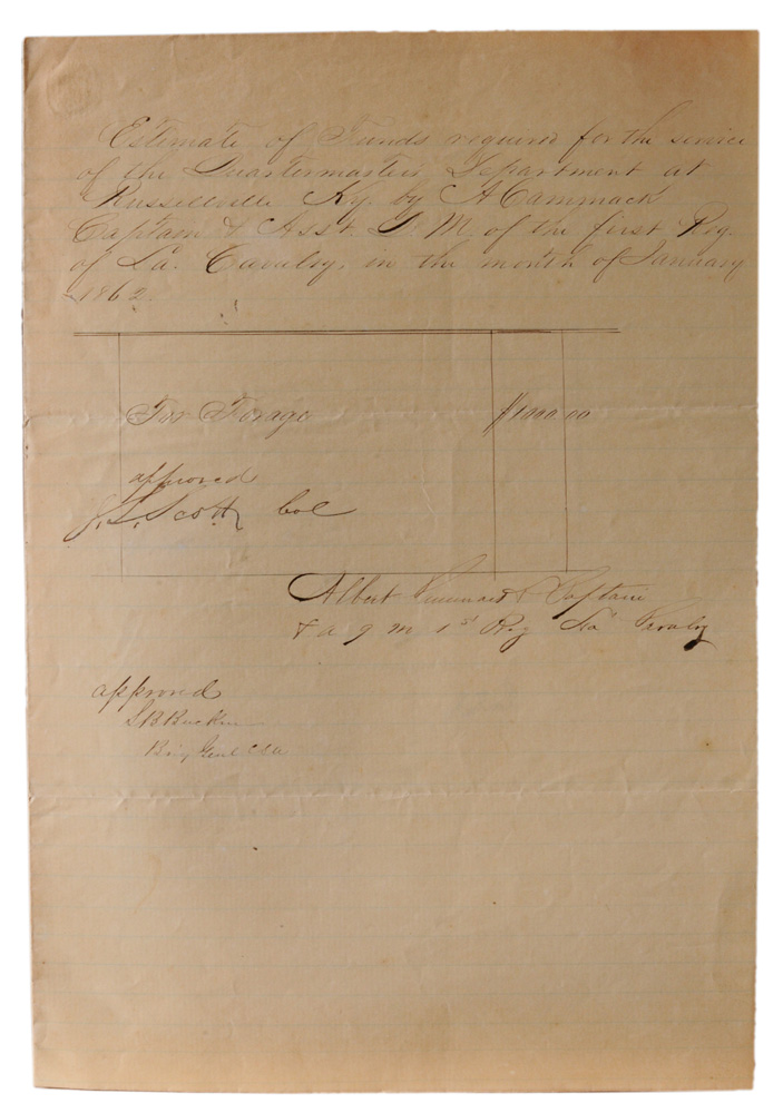 Simon Buckner Bolivar Civil War