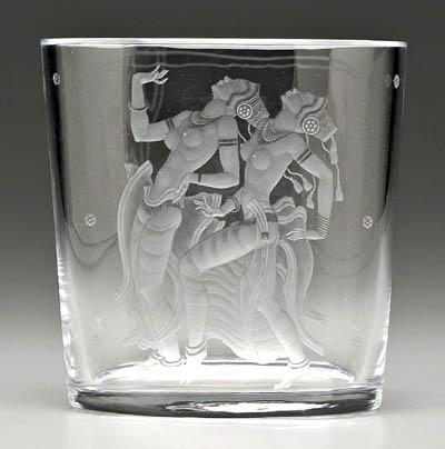 Simon Gate Orrefors vase, fine