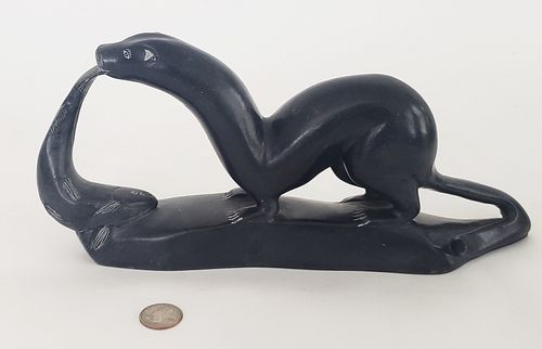 SIMON MAKIMAK INUIT CARVED