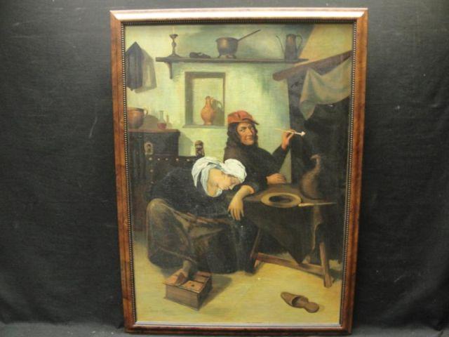 Simon Marks Dutch Oil on Canvas.