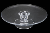 SIMON PEARCE GLASS CAKE STAND<