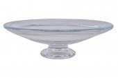 SIMON PEARCE GLASS FOOTED BOWL