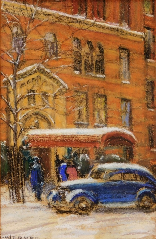 SIMON WERNER NEW YORK CAR CITYSCAPE
