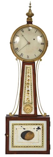 SIMON WILLARD EGLOMISE AND INLAID