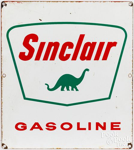 SINCLAIR GASOLINE PORCELAIN