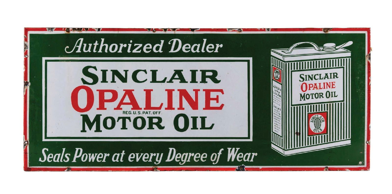SINCLAIR OPALINE MOTOR OIL