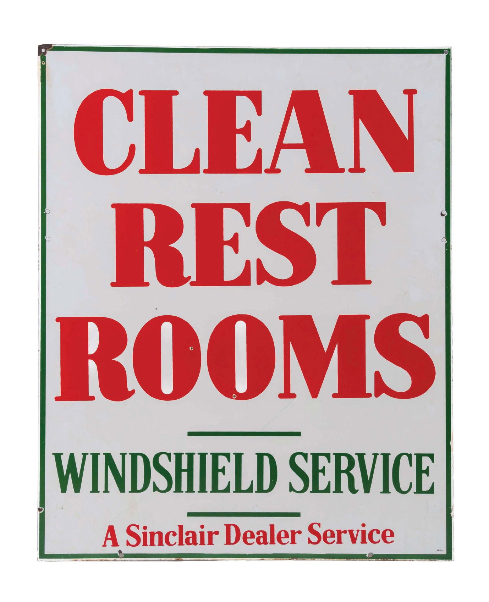 SINCLAIR SERVICE STATION CLEAN